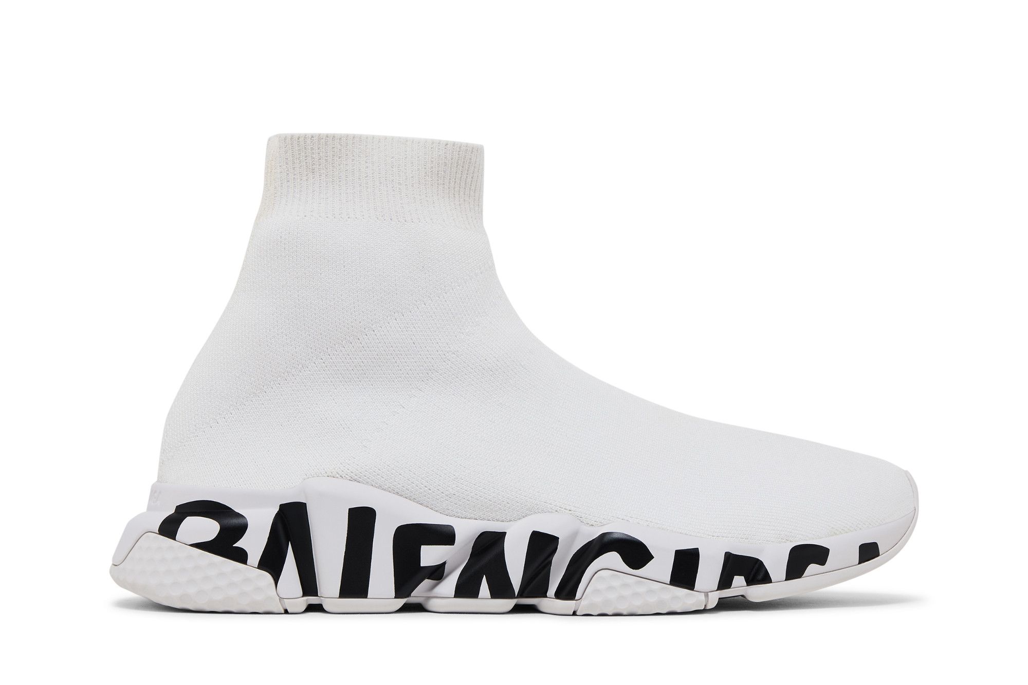 Balenciaga Speed Sneaker 'Midsole Graffiti - White Black' 645334-W2DB7-1901
