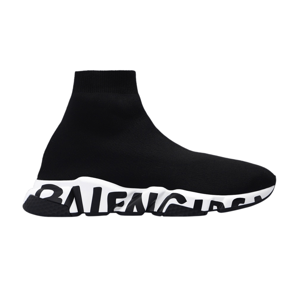 Balenciaga Speed Sneaker 'Midsole Graffiti - Black White' 645334-W2DB7-1015