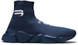 Buy 발렌시아가 스피드 스니커즈 네이비 (Balenciaga Speed Sneakers Navy) 645734-W2DBU-4090