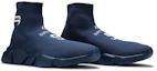 Cheap 발렌시아가 스피드 스니커즈 네이비 (Balenciaga Speed Sneakers Navy) 645734-W2DBU-4090