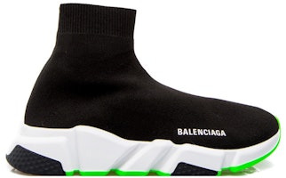 Balenciaga Speed Trainer 'Black Green' 587286 W1704 1073 Balenciaga Speed Trainer 'Black Green' 587286 W1704 1073