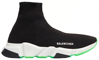 Balenciaga Speed Trainer 'Black Green' 587286 W1704 1073 Order Balenciaga Speed Trainer 'Black Green' 587286 W1704 1073