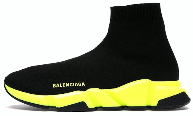 Balenciaga Speed Trainer 'Hitam Kuning Neon' 567042W05G01000 Buy Balenciaga Speed Trainer 'Hitam Kuning Neon' 567042W05G01000