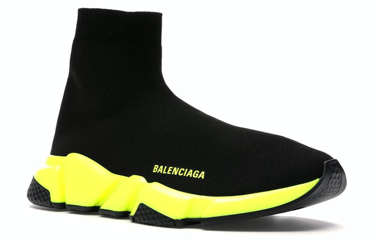 Lookbook Balenciaga Speed Trainer 'Black Neon Yellow' 567042 W05G0 1000