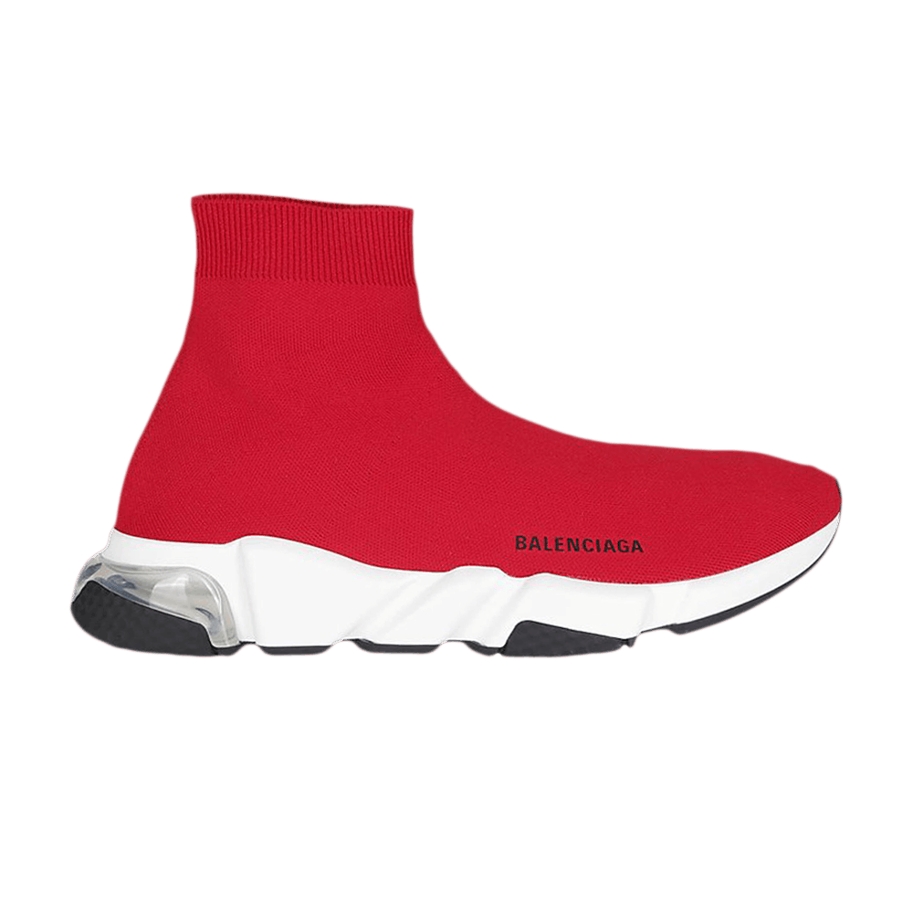 Balenciaga Speed Trainer 'Clear Sole - Red'