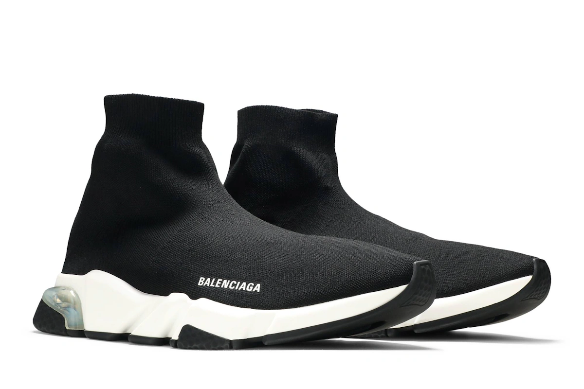 Balenciaga Speed Trainer 'Clear Sole - Black' 607544 W05GG 1010