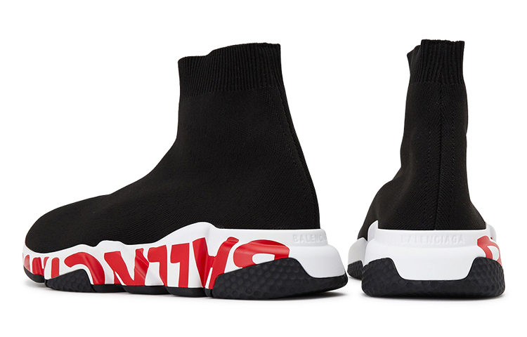 Purchase Balenciaga Speed Trainer 'Graffiti - Hitam Merah' 605972W05GE1095