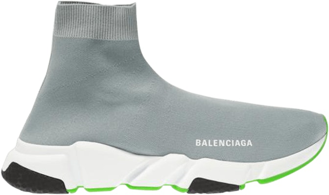 Balenciaga Speed Trainer Grey Green 530351 W05G0 1342 530351