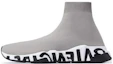 Buy 발렌시아가 스피드 트레이너 '그레이 그래피티' (Balenciaga Speed Trainer 'Grey Graffiti') 605972-W05GE-1391