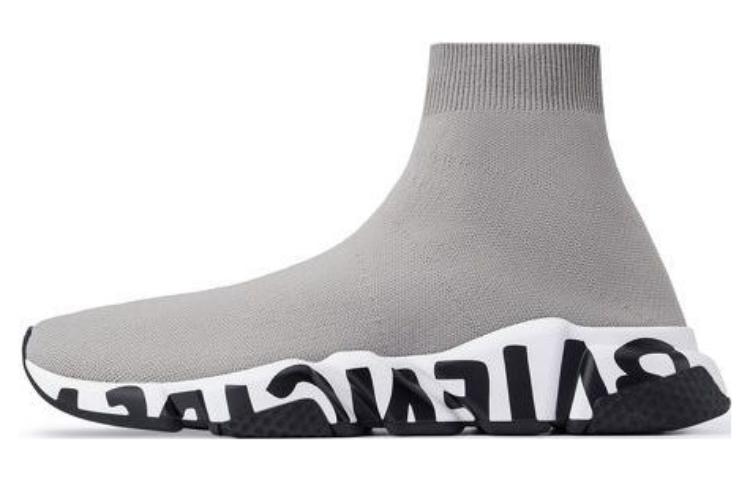 Balenciaga Speed Trainer 'Midsole Graffiti - Grey' 605972-W05GE-1391