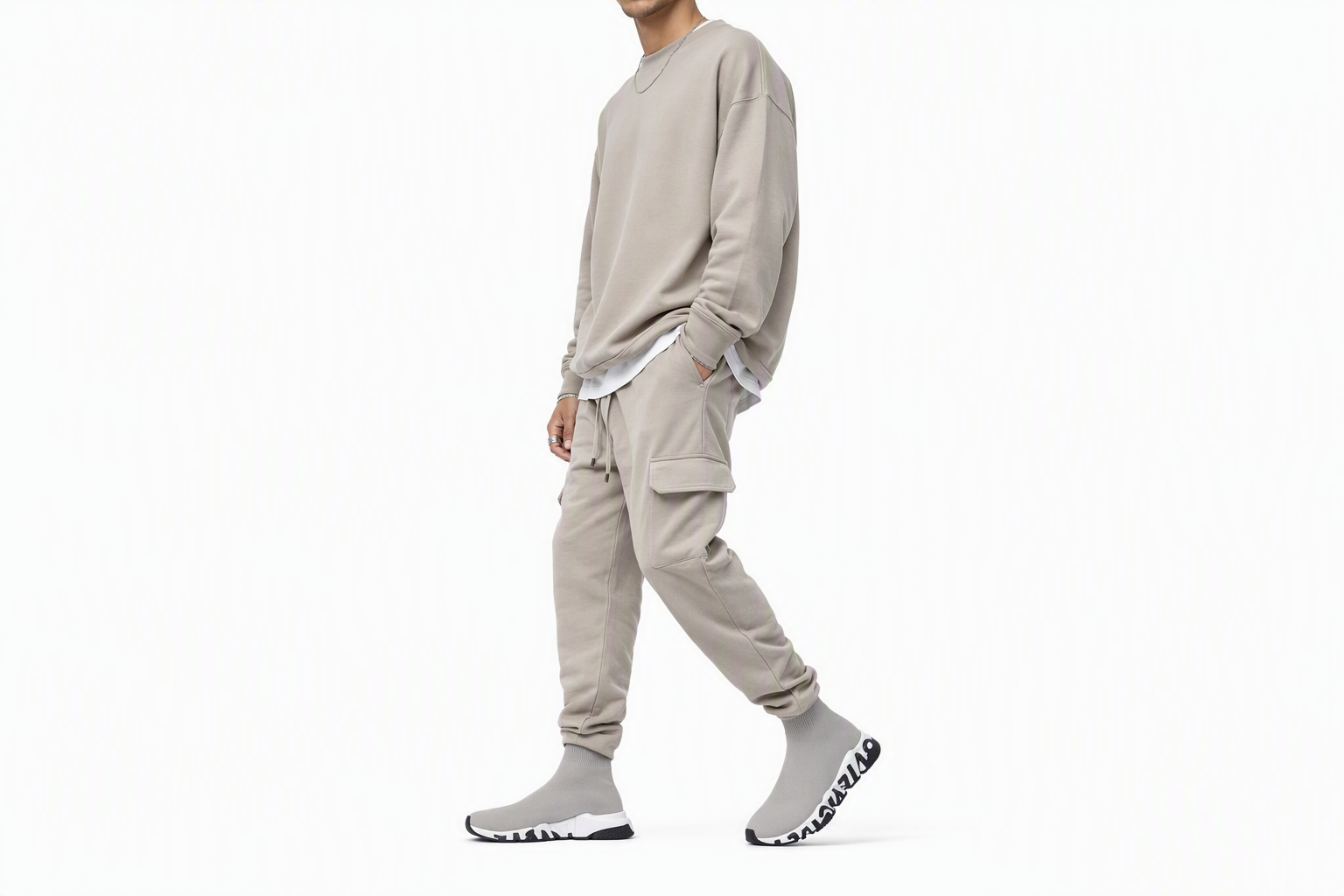 Order 발렌시아가 스피드 트레이너 '그레이 그래피티' (Balenciaga Speed Trainer 'Grey Graffiti') 605972-W05GE-1391