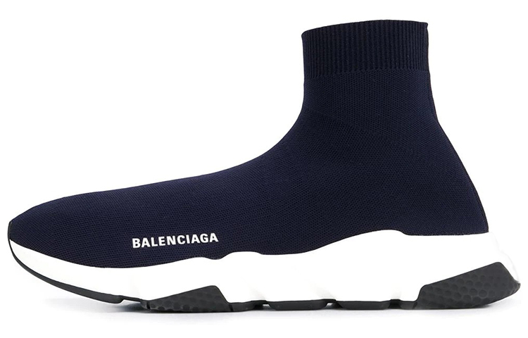 Balenciaga Speed Trainer 'Navy White Black' 587286W17024005