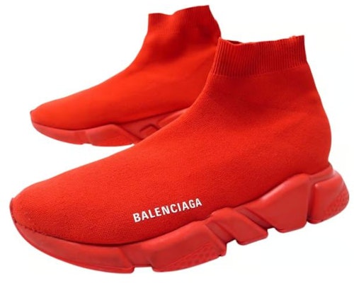 발렌시아가 스피드 트레이너 '레드' (Balenciaga Speed Trainer 'Red') 530353 W05G0 6501 Lookbook 발렌시아가 스피드 트레이너 '레드' (Balenciaga Speed Trainer 'Red') 530353 W05G0 6501