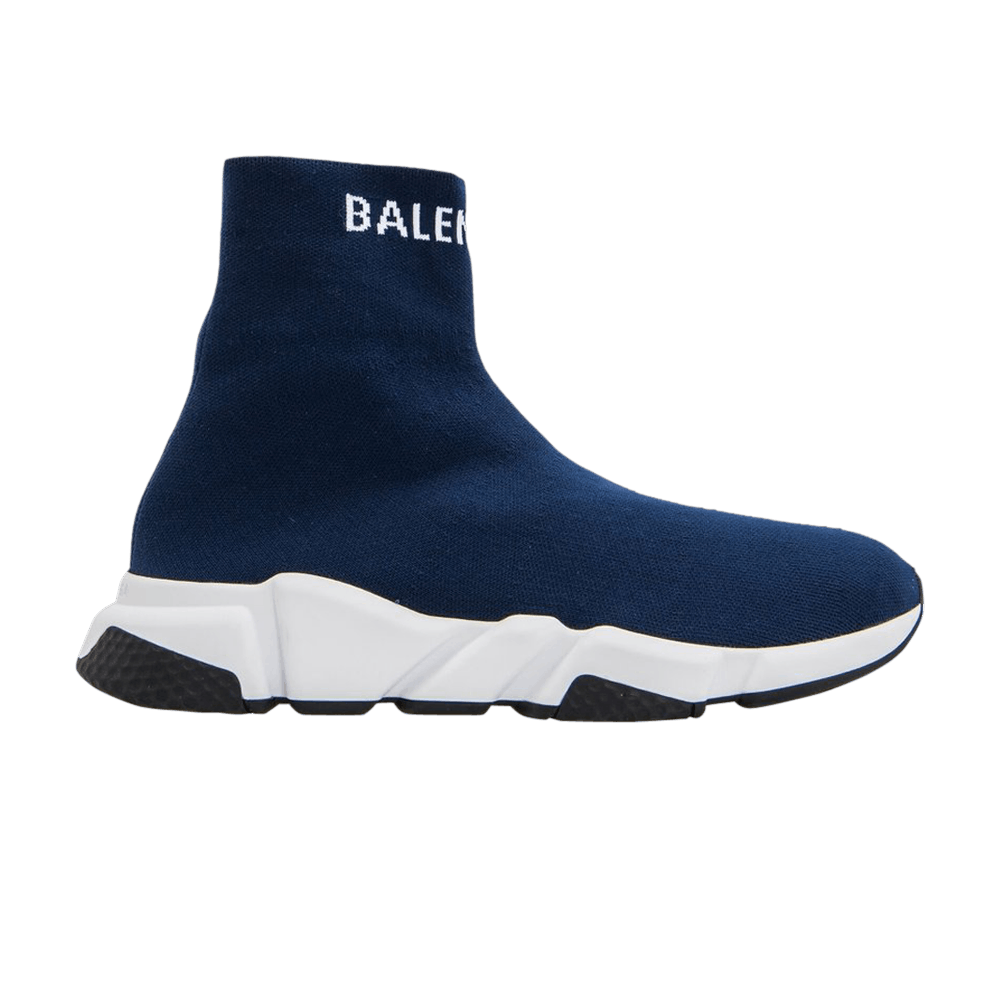 Balenciaga Speed Trainer High 2019 'Navy' 549823-W1P20-4282