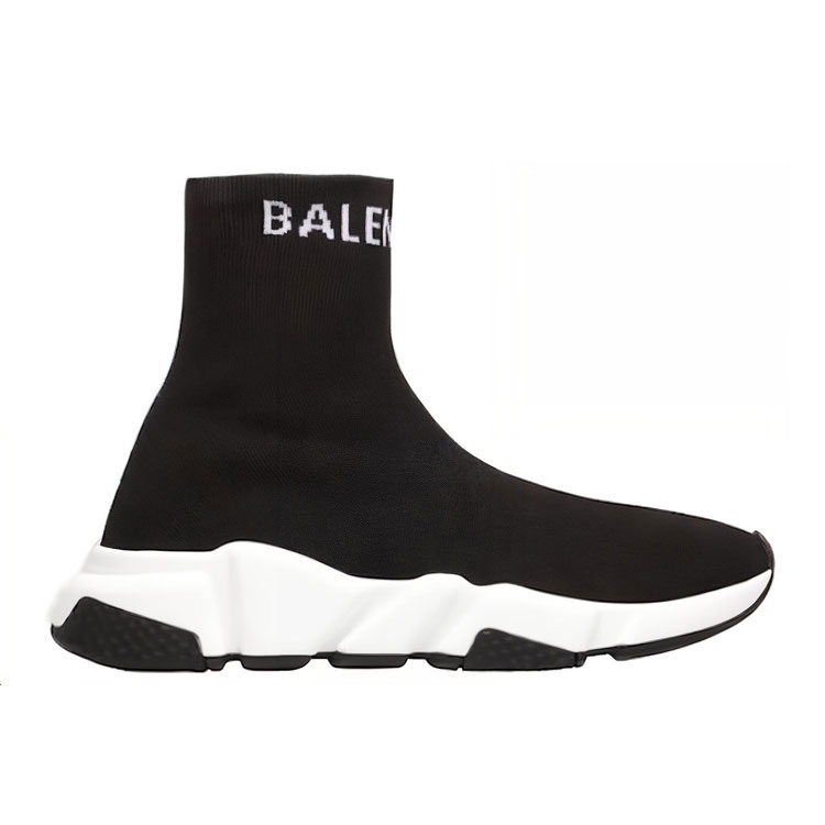 Order Balenciaga Speed Trainer Hoog ''Zwart Wit'' 2019 549972-W1P20-1006