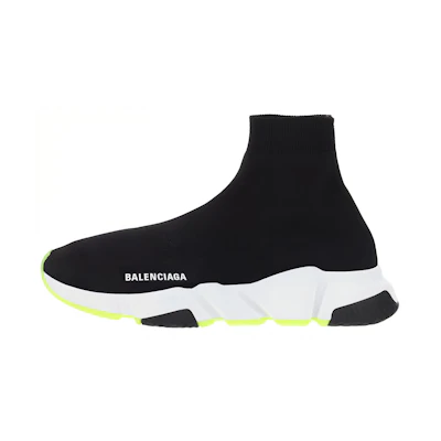 Balenciaga Speed Trainer High 'Black Yellow'