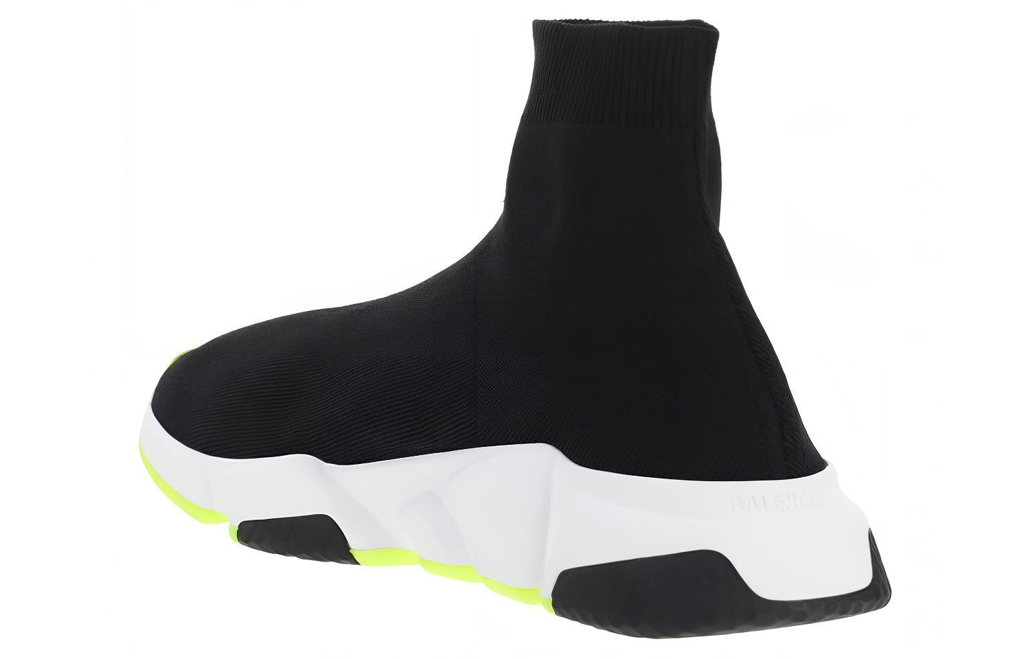 Shop 巴黎世家高筒速度训练鞋 '黑黄' 645056W2DB9-1016