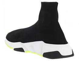 Shop Balenciaga Speed Trainer High 'Black Yellow' 645056W2DB9-1016