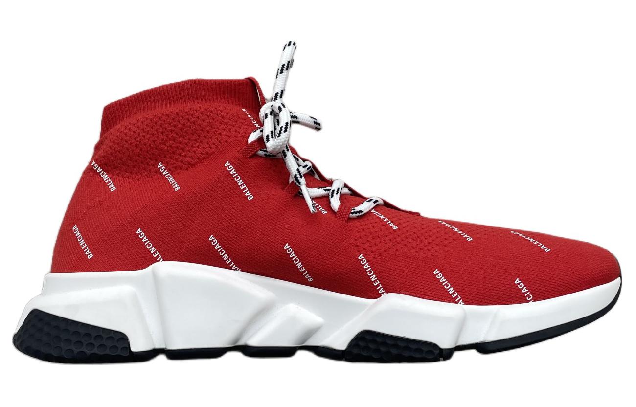 Order Balenciaga Speed Trainer Knit 'Estampado Completo - Rojo' 530358-W1HP1-6577