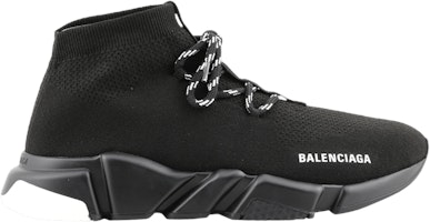 Balenciaga Speed Trainer Lace-Up 'Black White' 587289-W1703-1009 Balenciaga Speed Trainer Lace-Up 'Black White' 587289-W1703-1009