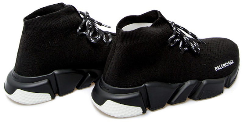 Balenciaga Speed Trainer Lace-Up 'Black White' 587289-W1703-1009 Lookbook Balenciaga Speed Trainer Lace-Up 'Black White' 587289-W1703-1009