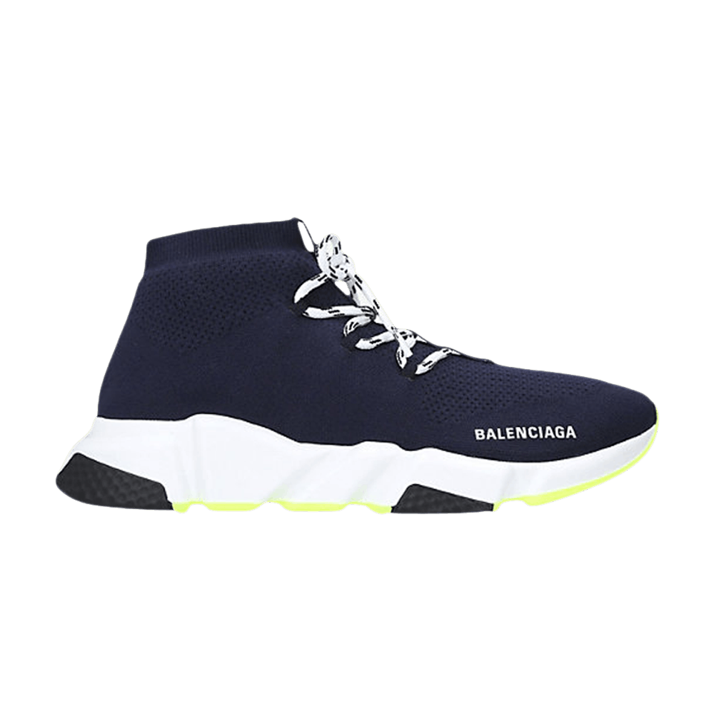 Balenciaga Speed Trainer Lace Mid 'Blue Marine'