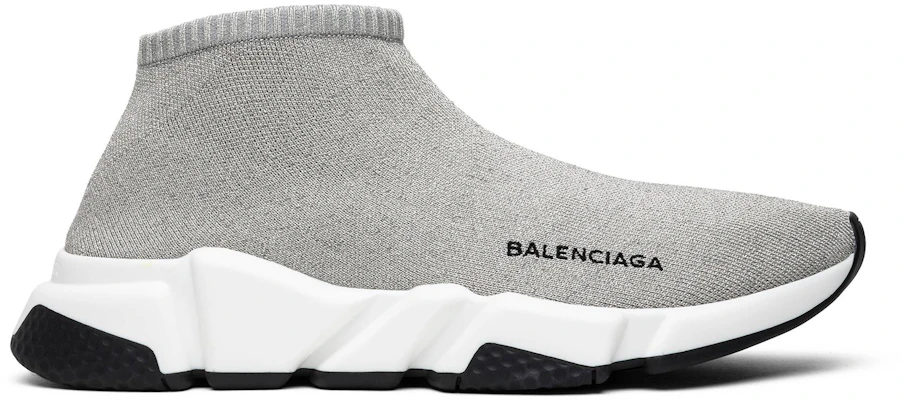 Women Balenciaga Speed Trainer Low Silver 500589W06808100