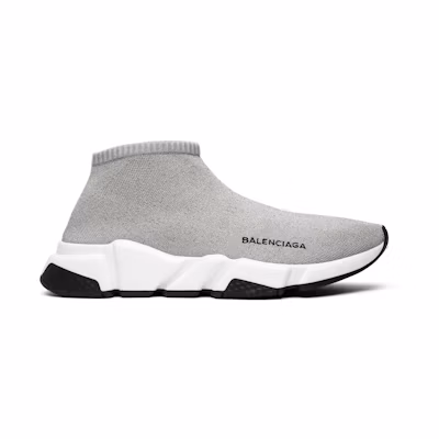 (W) Balenciaga Speed Trainer Low 'Silver'