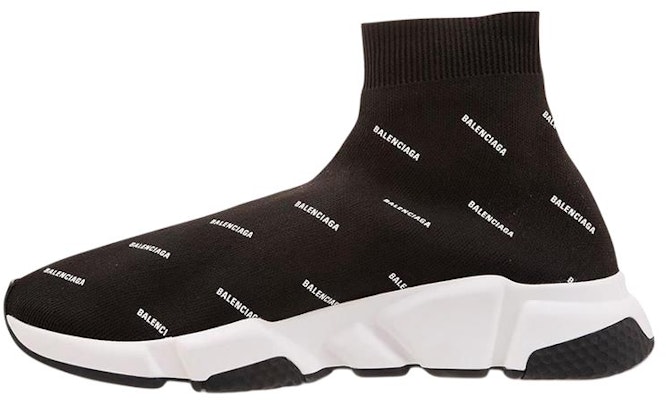 Balenciaga Speed Trainer Mid 'Logo Hitam Serata' 597551-W1712-1015 Buy Balenciaga Speed Trainer Mid 'Logo Hitam Serata' 597551-W1712-1015