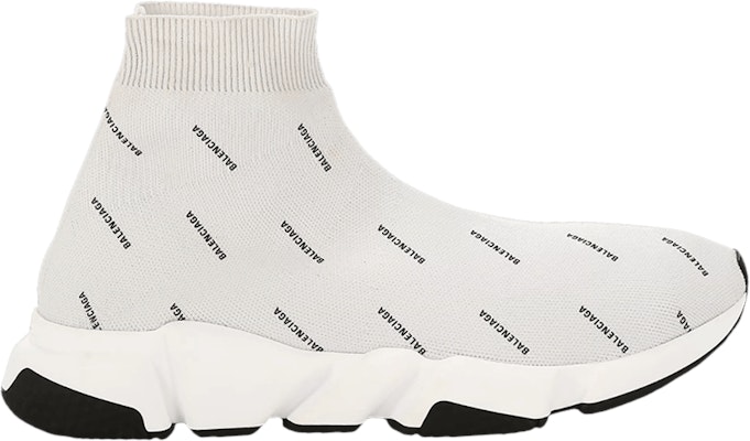 Balenciaga Speed Trainer Mid 'Allover Logo - Kelabu Mutiara' 597551-W1712-1203 Buy Balenciaga Speed Trainer Mid 'Allover Logo - Kelabu Mutiara' 597551-W1712-1203