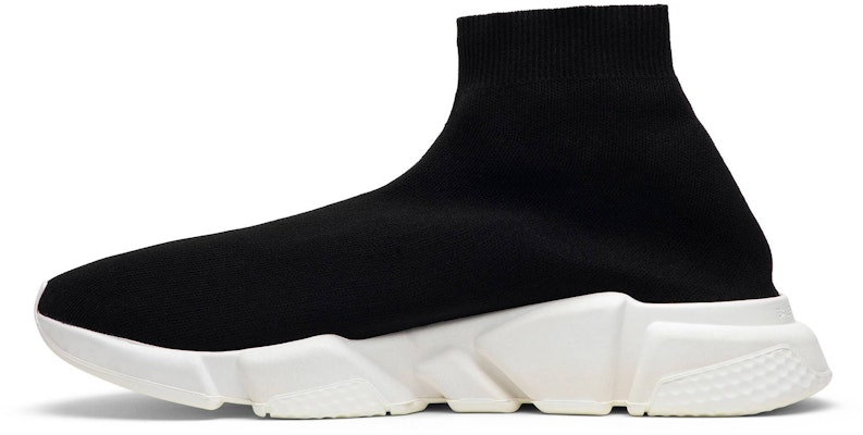 Balenciaga Sepatu Speed Trainer Mid 'Hitam' 483502W05G01000 Lookbook Balenciaga Sepatu Speed Trainer Mid 'Hitam' 483502W05G01000