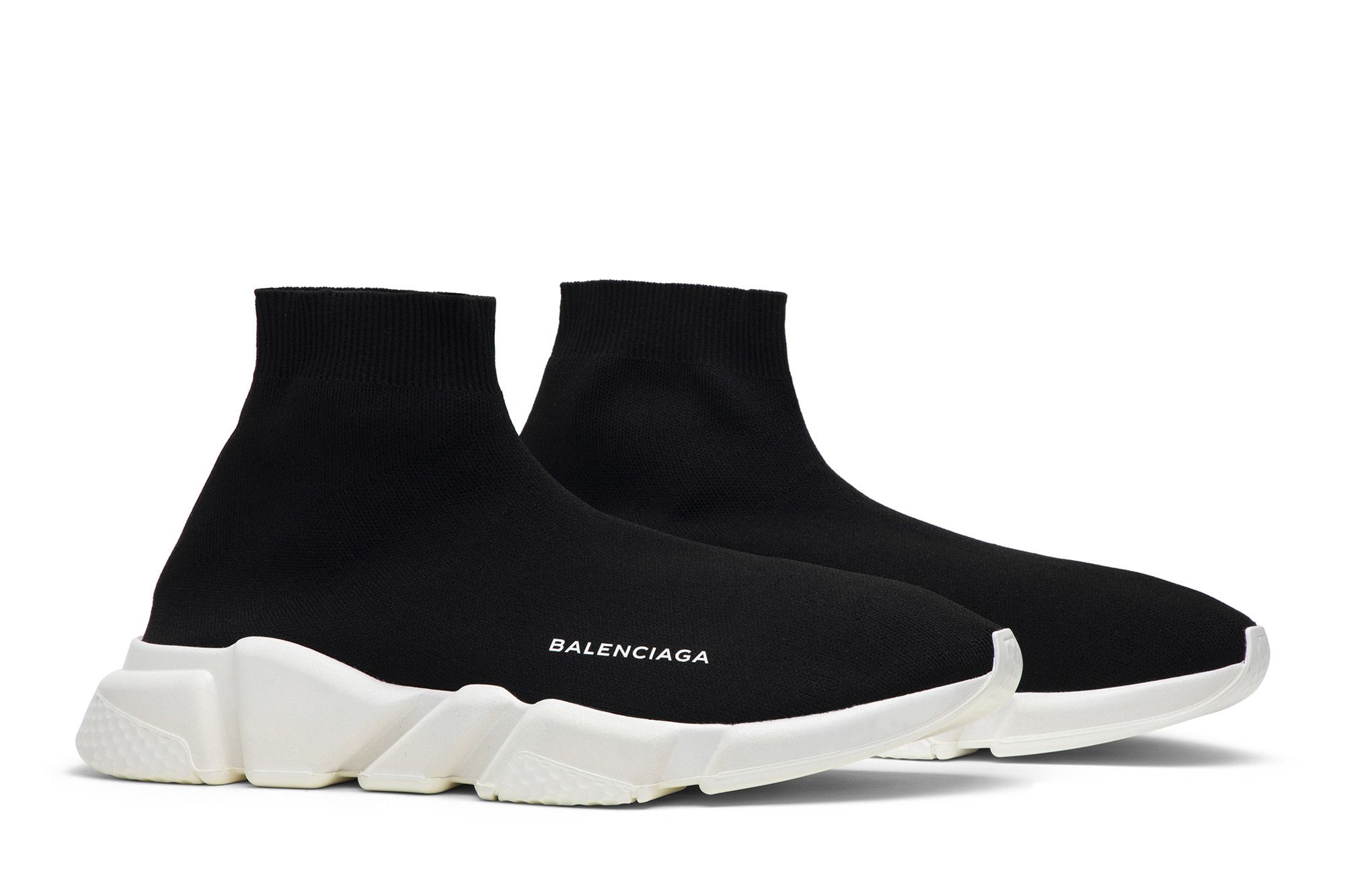 Cheap Balenciaga Speed Trainer Mid ''Noir'' 483502W05G01000