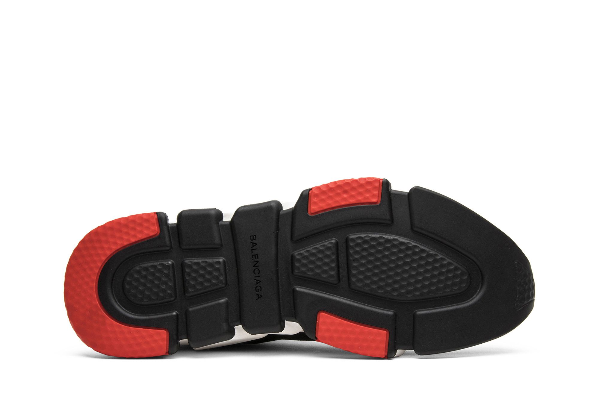 Shop Balenciaga Speed Trainer Mid ''Nero Rosso'' 506335-W05G0-1000