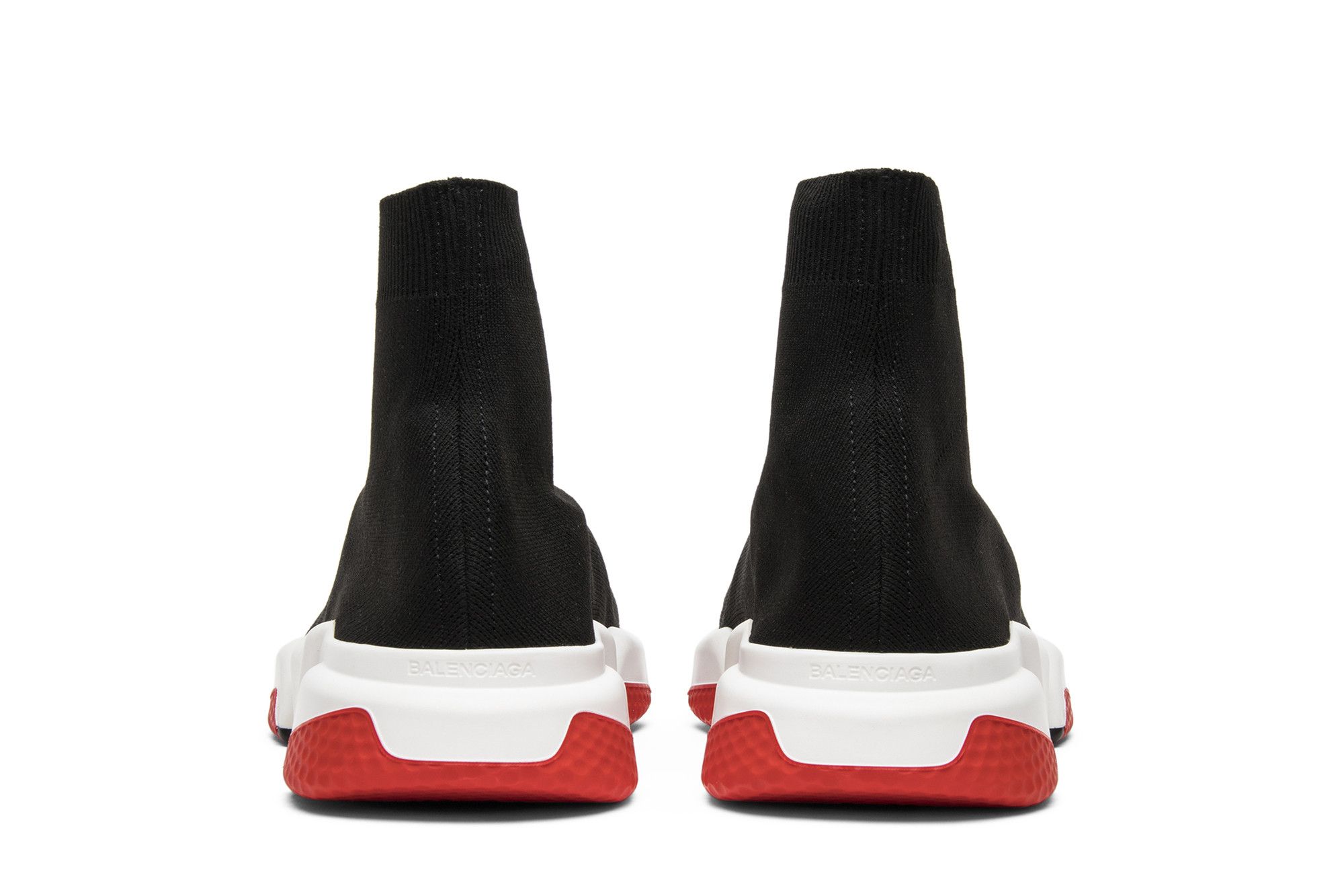Details for Balenciaga Speed Trainer Mid ''Nero Rosso'' 506335-W05G0-1000