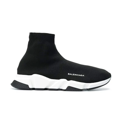 Balenciaga Speed Trainer Mid 'Black White' 2018