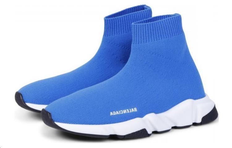 Lookbook Balenciaga Speed Trainer Mid 'Biru' 530349 W05G0 4307