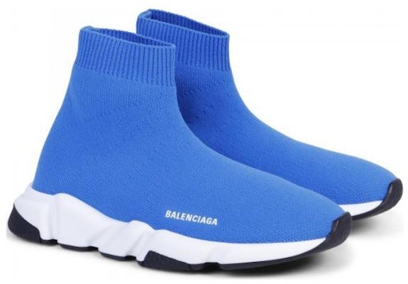 Balenciaga Speed Trainer Mid 'Biru' 530349 W05G0 4307 Shop Balenciaga Speed Trainer Mid 'Biru' 530349 W05G0 4307