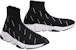 Balenciaga Speed Trainer Mid 'Cetakan Logo' 506336W06501006