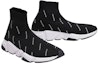 Lookbook Balenciaga Speed Trainer Mid 'Cetakan Logo' 506336W06501006