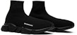 Balenciaga Speed Trainer Mid 'Triple Black' Hitam Penuh 485625W05G01000