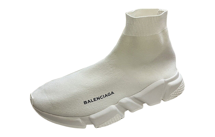 Balenciaga Speed Trainer Mid 'Triple White' 483502 W05G0 9000