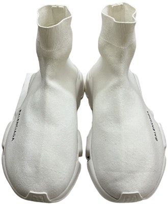 발렌시아가 스피드 트레이너 미드 "올흰" (Balenciaga Speed Trainer Mid "All White") 483502 W05G0 9000 Order 발렌시아가 스피드 트레이너 미드 "올흰" (Balenciaga Speed Trainer Mid "All White") 483502 W05G0 9000
