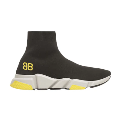 Balenciaga Speed Trainer Mid BB 'Black Yellow'