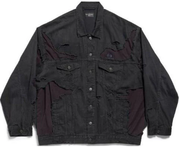 balenciaga-spliced-logo-print-single-breasted-loose-jacket-unisex-black-793886-tqw-541071