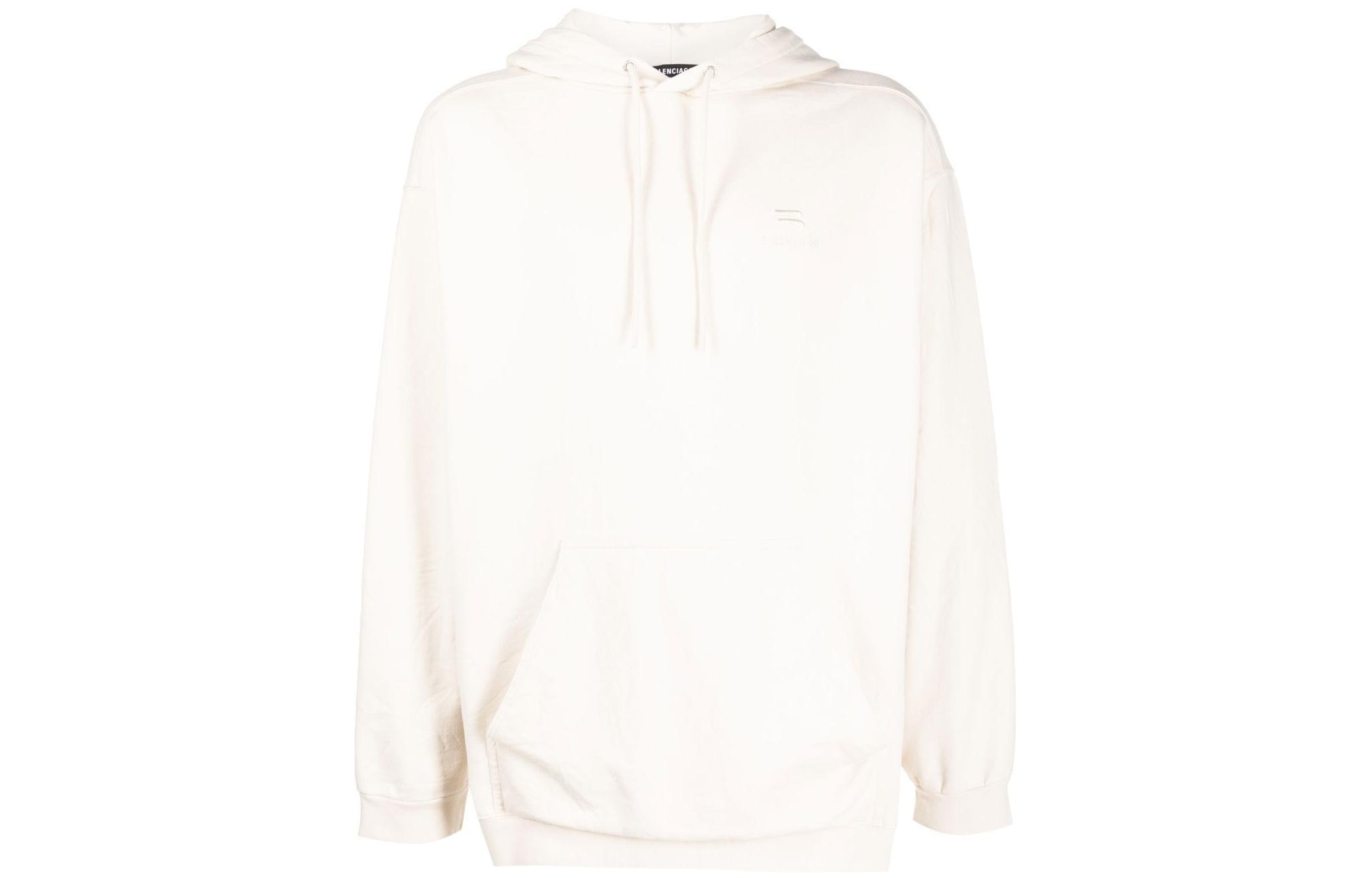 Order Sudadera Balenciaga Sporty B Unisex Blanca Oversized con Capucha. 600583TLVA19080