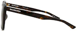 Order 巴黎世家方框醋酸板太陽眼鏡哈瓦那/棕色 (BB0175SA-30011345-002-20355)