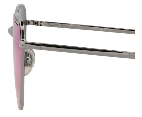 Balenciaga Square Frame Metal Sunglasses Ruthenium/Violet (BB0279SA-30013991-004-60442) Lookbook Balenciaga Square Frame Metal Sunglasses Ruthenium/Violet (BB0279SA-30013991-004-60442)