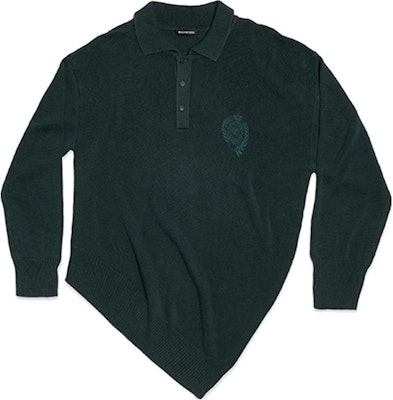 Balenciaga SS21 Polo Lengan Panjang Logo Butang Hijau Regular Fit 657407T31973004 Order Balenciaga SS21 Polo Lengan Panjang Logo Butang Hijau Regular Fit 657407T31973004