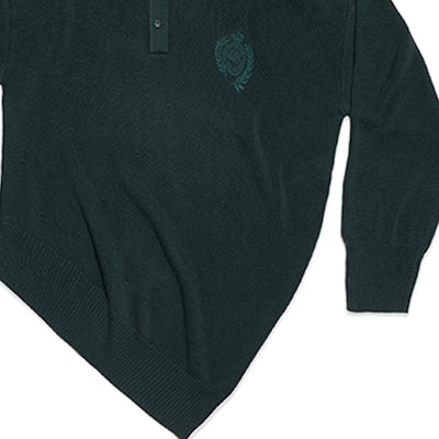 Balenciaga SS21 Polo Lengan Panjang Logo Butang Hijau Regular Fit 657407T31973004 Details for Balenciaga SS21 Polo Lengan Panjang Logo Butang Hijau Regular Fit 657407T31973004