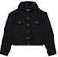 Order Balenciaga SS21 Black Denim Hooded Jacket 657606TJW582470